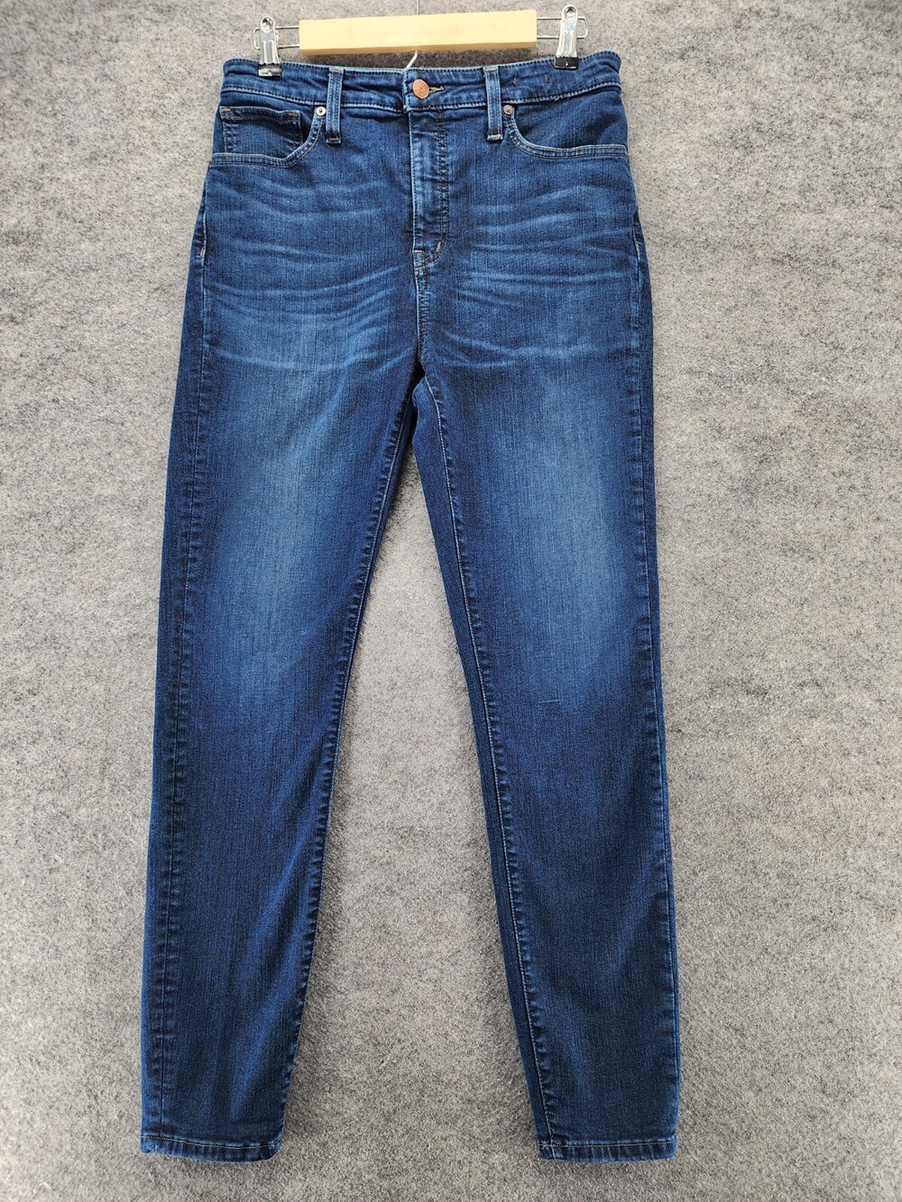 Madewell Jeans Womens 29 Curvy Skinny Blue Denim High Rise 30x28"